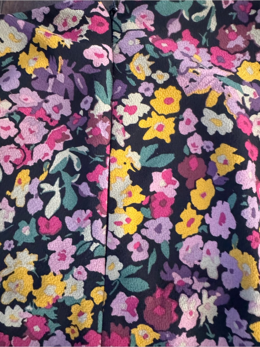 Lauren Ralph Lauren Black Floral High-Low Midi Dress - Picture 4 of 9